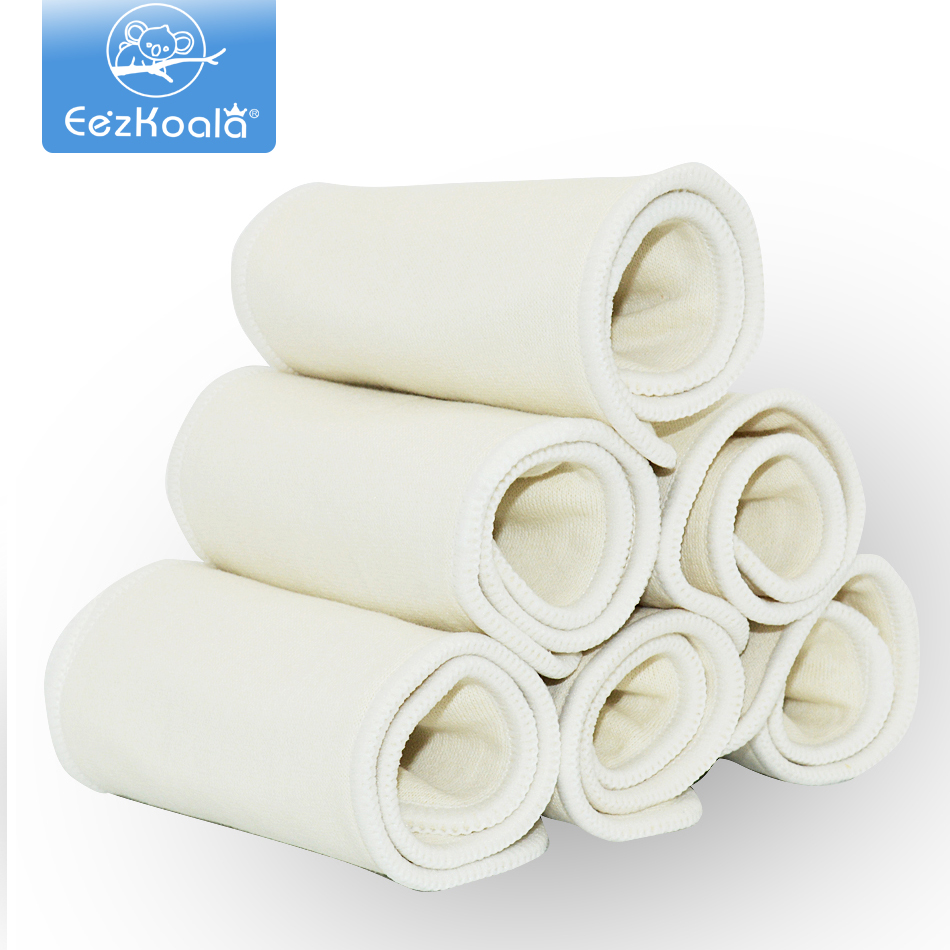 Pampers Diaper Premium Care - EezKoala 5pcs 3 ชั้นกัญชาผ้าฝ้ายผ้าอ้อมนํากลับมาใช้ใหม่ Super Soft