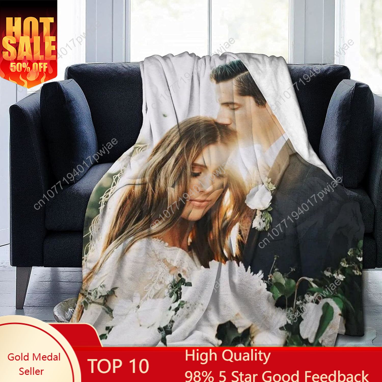 Christmas Throw Blanket - ผ้าห่มสั่งทำพิเศษพร้อมรูปภาพและข้อความ ผ้าห่มสั่งทำส่วนตัว ผ้าห่มฟลานเนลแบบกำหนดเองสำหรับผู้ใหญ่และเด็ก ของขวัญวันเกิด คริสต์มาส ฮาโลวีน