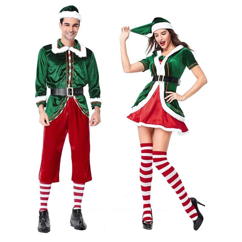 ชุดคอสเพลย์ซานตาคลอส ชุดแฟนซีค - Elf Costume Christmas บทวิจารณ์และราคา