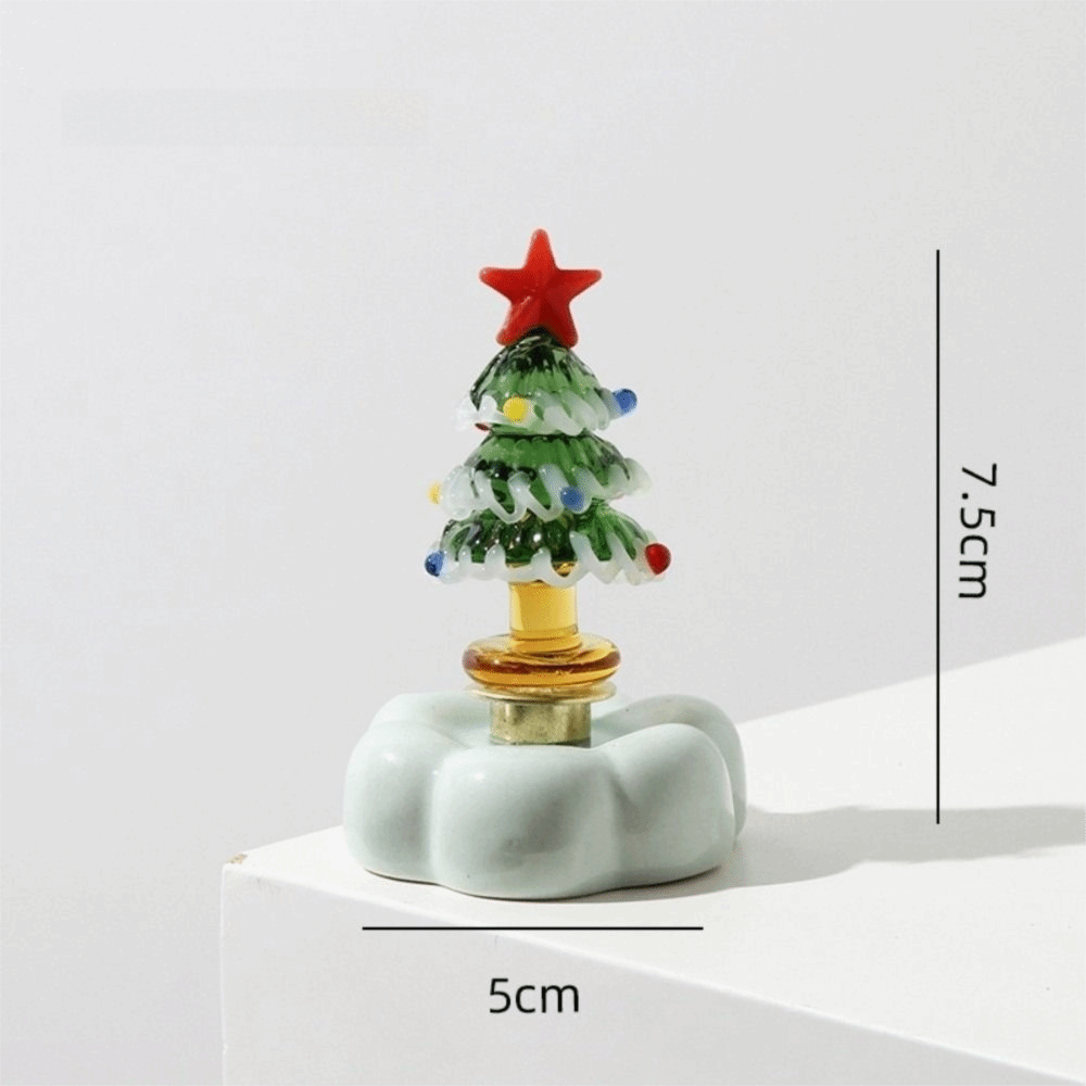 ตุ๊กตาต้นคริสต์มาสแก้วแข็งพร้อ - Star Tree Topper บทวิจารณ์และราคา