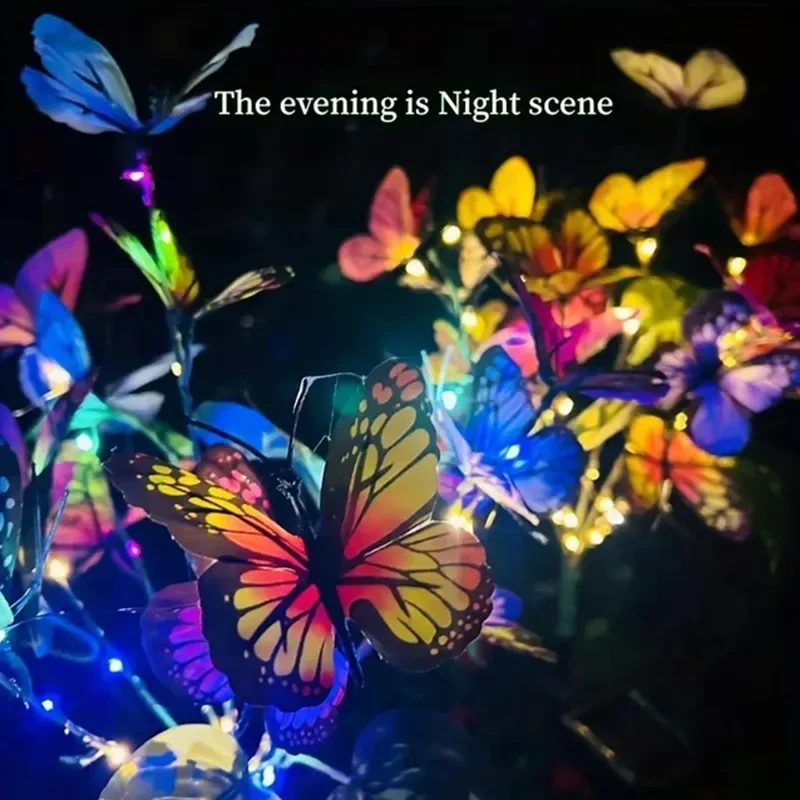 พลังงานแสงอาทิตย์ LED สวนผีเสื - Christmas Lights Outdoor บทวิจารณ์และราคา