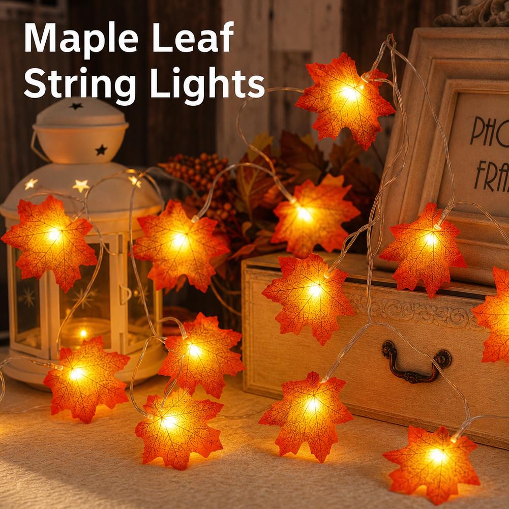 ไฟประดับรูปใบเมเปิลแบบสายไฟ LE - Led Fairy String Lights บทวิจารณ์และราคา