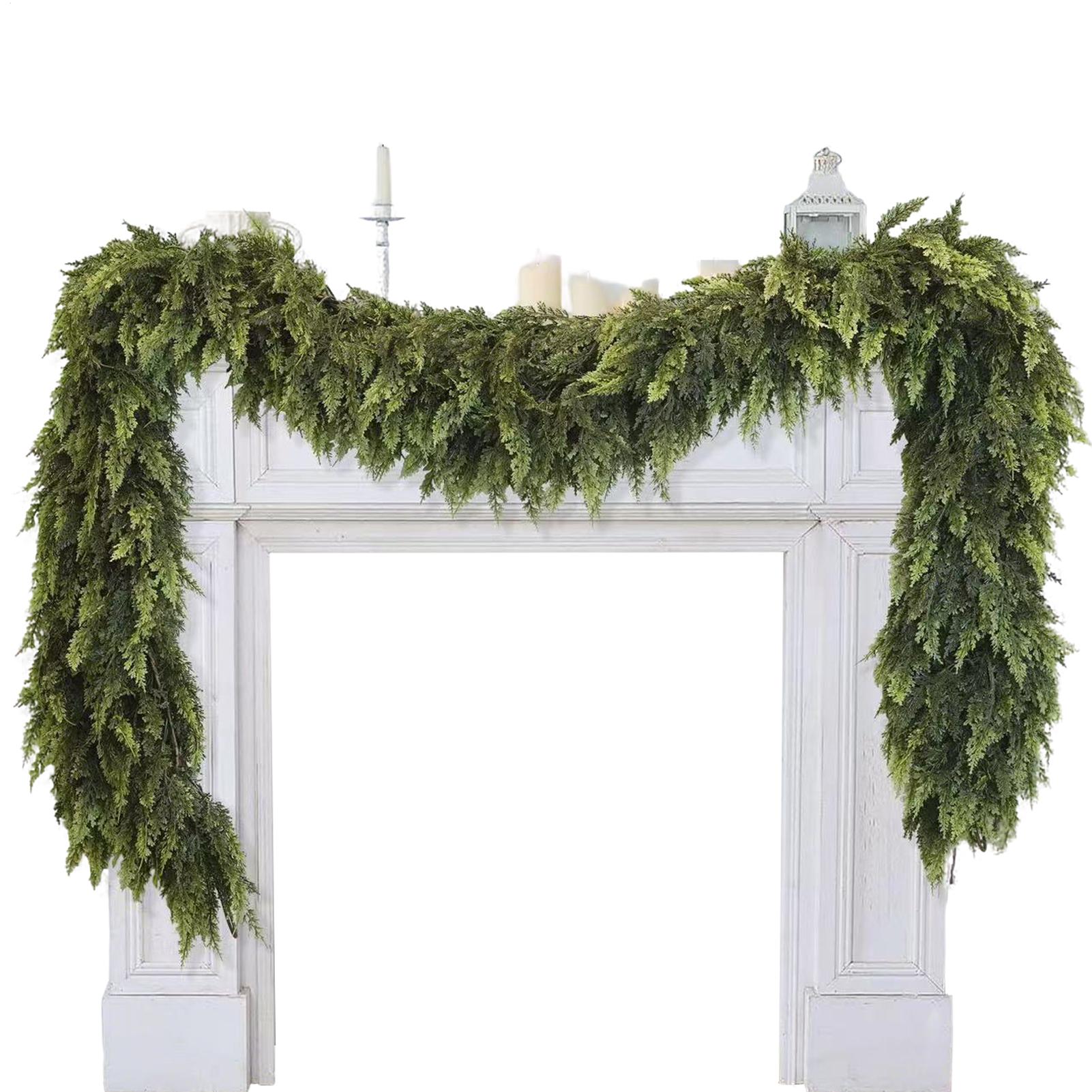 พวงมาลัยคริสต์มาสประดิษฐ์ ตกแต - Christmas Wreath Fake บทวิจารณ์และราคา