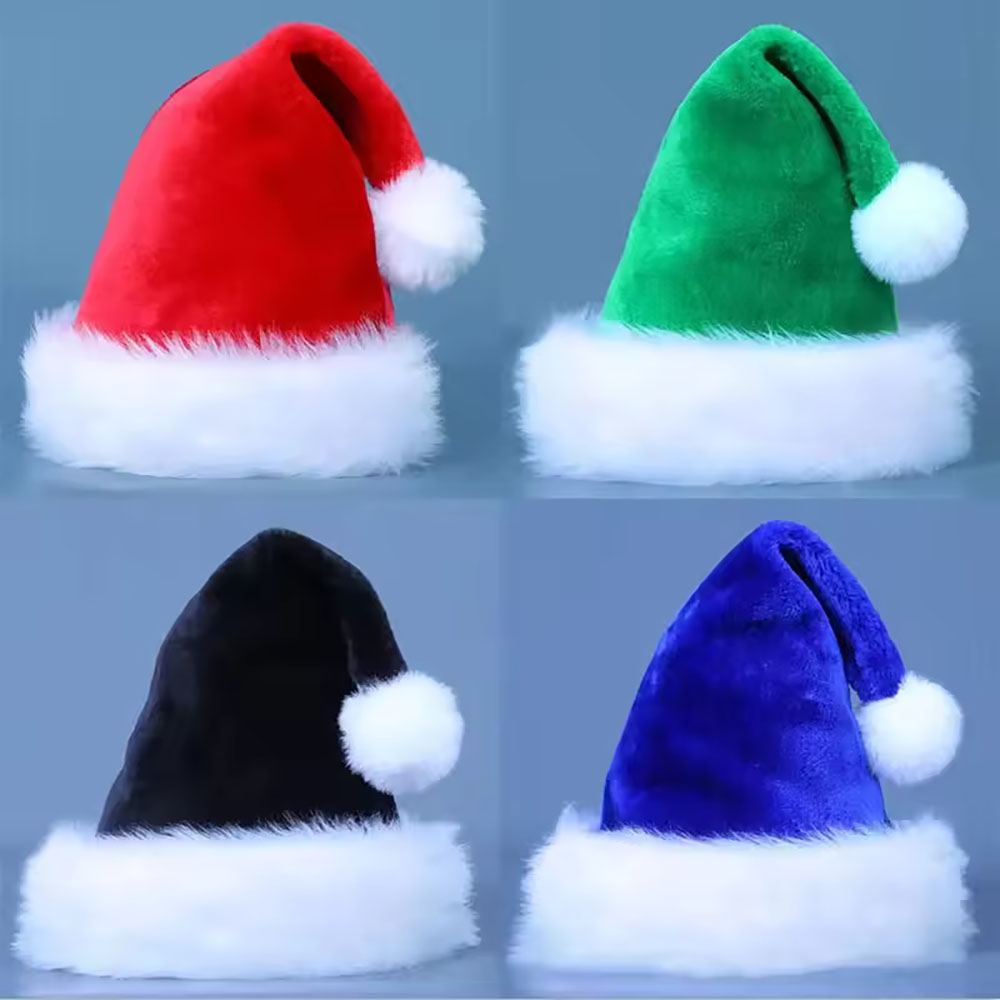 หมวกคริสต์มาสใหม่สำหรับผู้ใหญ่ - Santa Hat Plush บทวิจารณ์และราคา