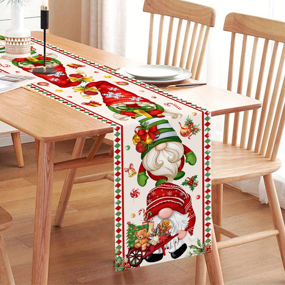 คริสต์มาสตารางRunner Faceless  - Christmas Table Runner บทวิจารณ์และราคา