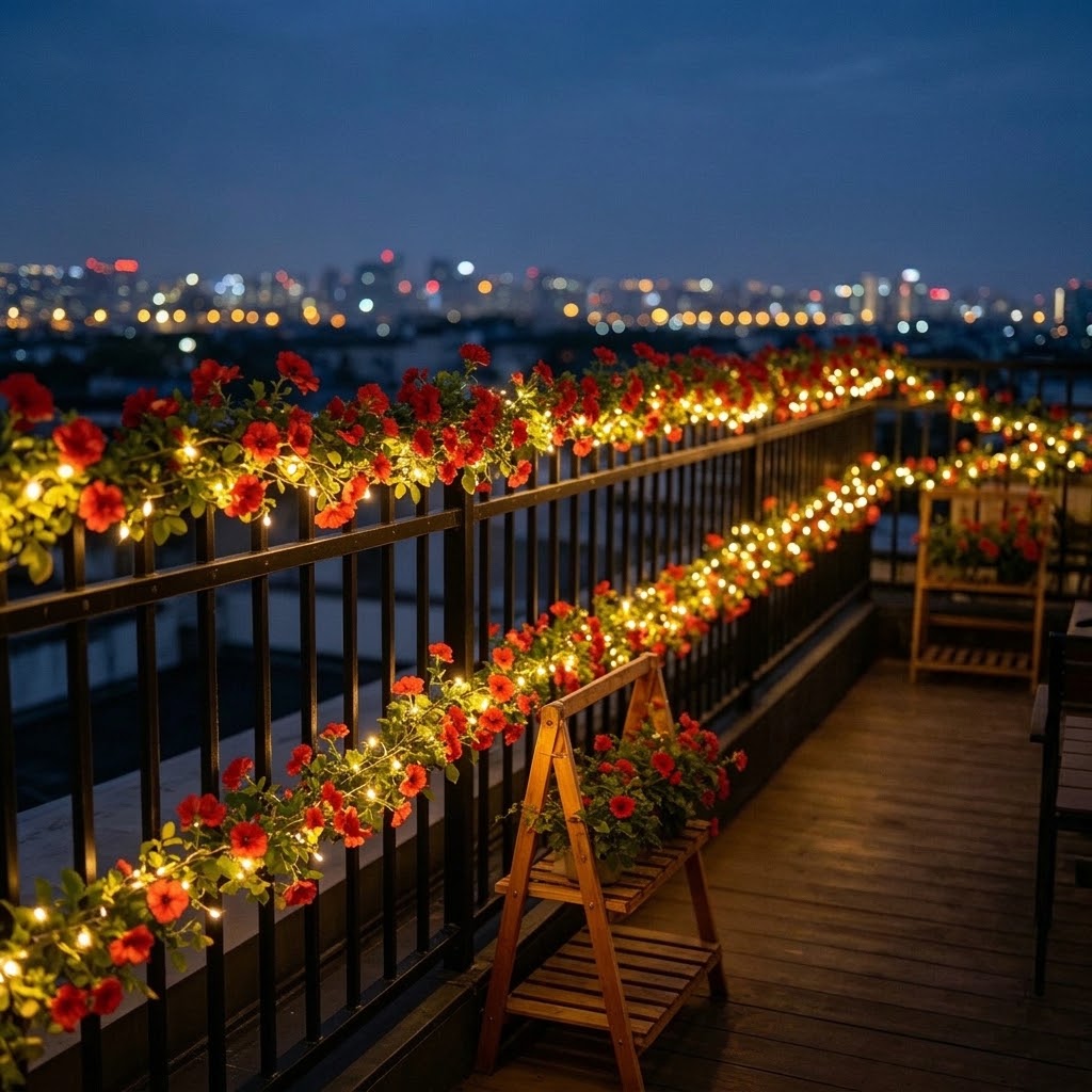 ไฟประดับรูปดอกกุหลาบพลังงานแสง - Led Fairy String Lights บทวิจารณ์และราคา