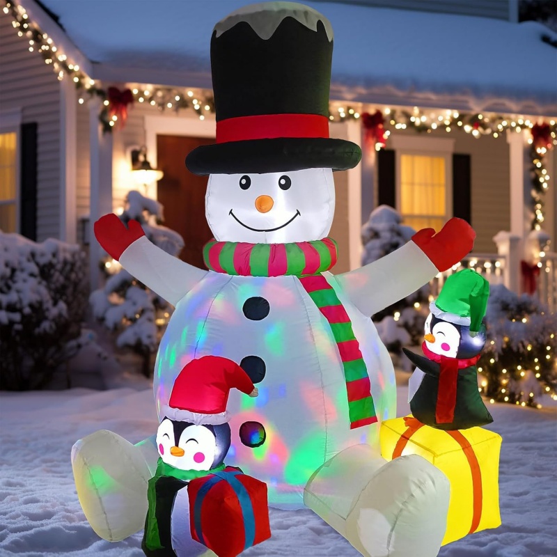 คริสต์มาส Inflatable Snowman P - Christmas Lights Outdoor บทวิจารณ์และราคา