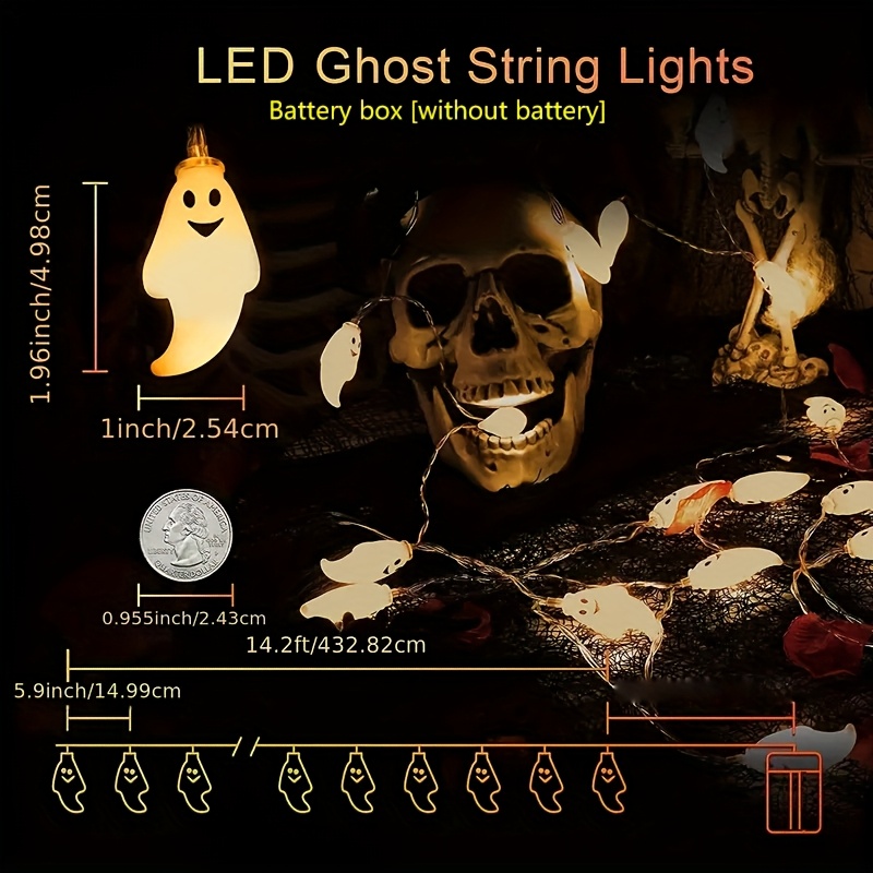ไฟประดับ LED รูปผีฮาโลวีนแบบใช - Led Fairy String Lights บทวิจารณ์และราคา