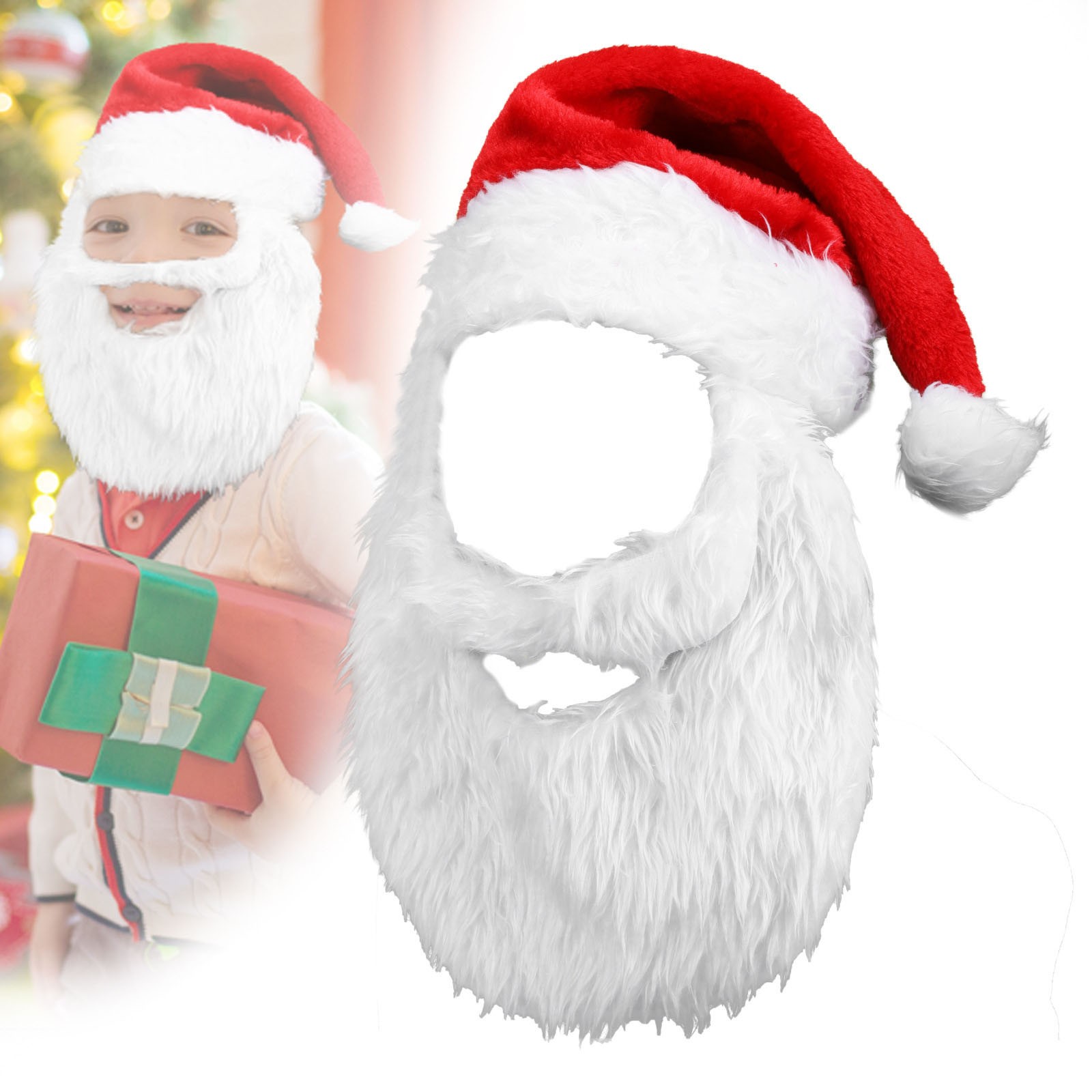 ใหม่ผู้ใหญ่ Ball Plush หมวกคริ - Santa Hat Plush บทวิจารณ์และราคา