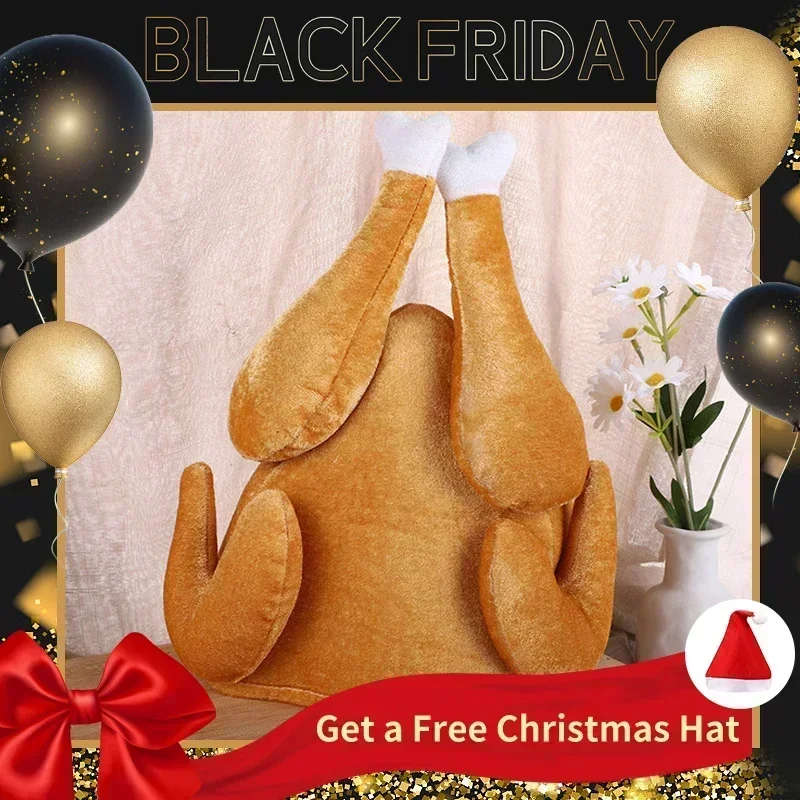 หมวกไก่งวงอบวันขอบคุณพระเจ้าทำ - Santa Hat Plush บทวิจารณ์และราคา
