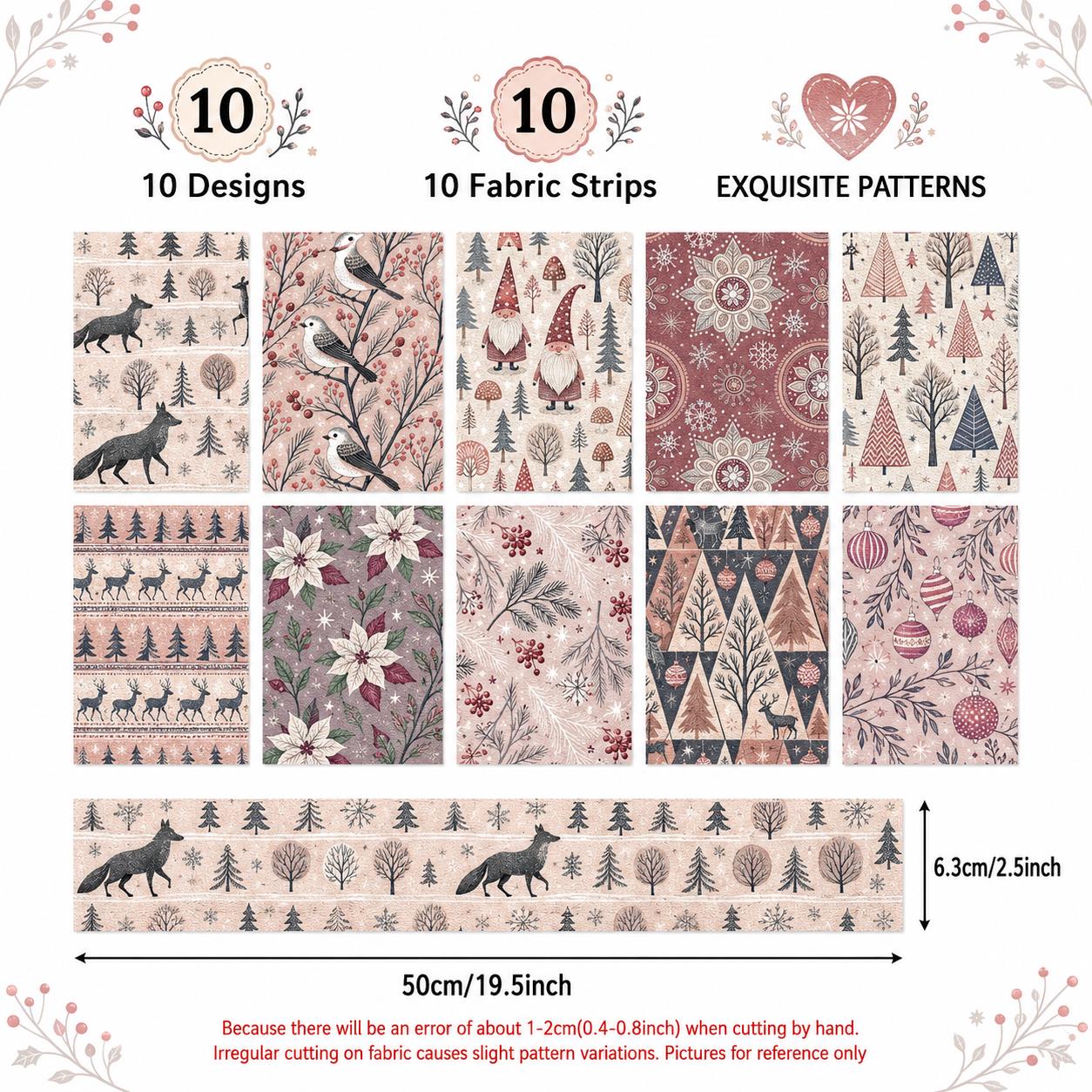 ผ้าลายคริสต์มาสแบบเยลลี่โรล 10 - Christmas Table Runner บทวิจารณ์และราคา