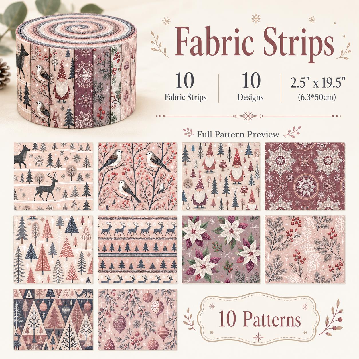 ผ้าลายคริสต์มาสแบบเยลลี่โรล 10 - Christmas Table Runner บทวิจารณ์และราคา