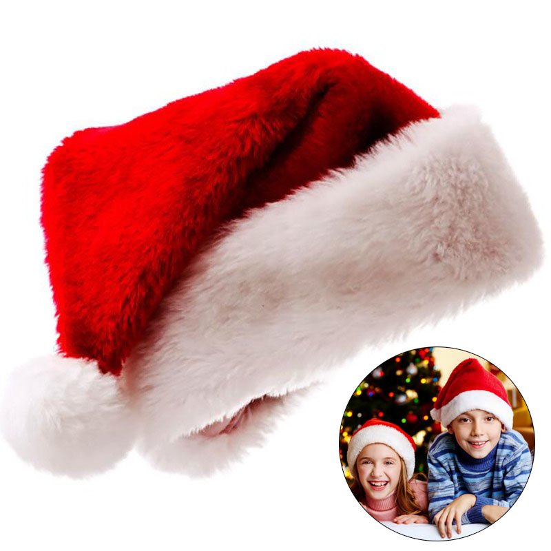 หมวกคริสต์มาสขนปุยสำหรับผู้ใหญ - Santa Hat Plush บทวิจารณ์และราคา