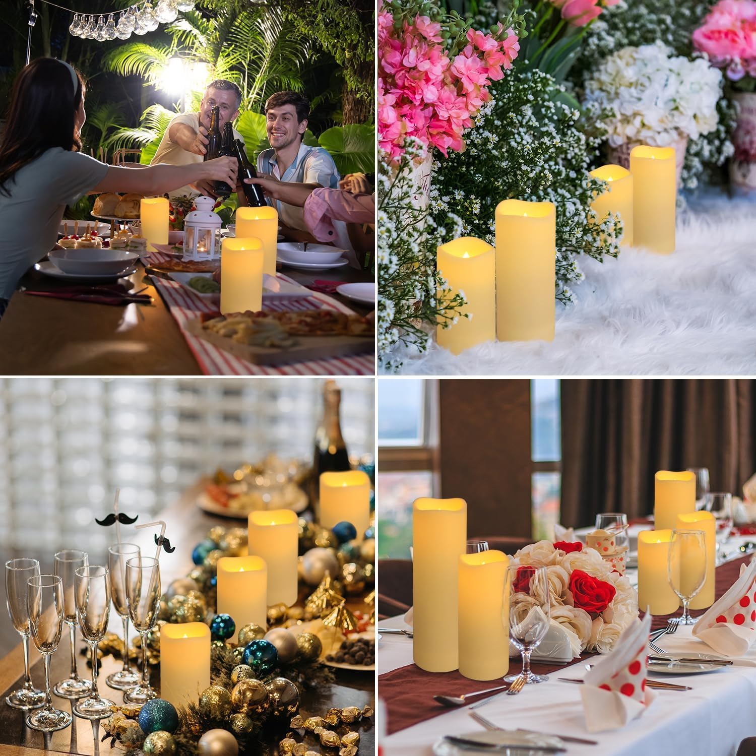 ชุดเทียน LED กันน้ำสำหรับใช้งา - Holiday Candle Set บทวิจารณ์และราคา